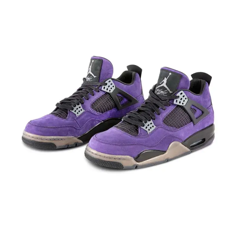 Travis Scott x Air Jordan 4 Retro ‘Purple Suede – Black Midsole’ 