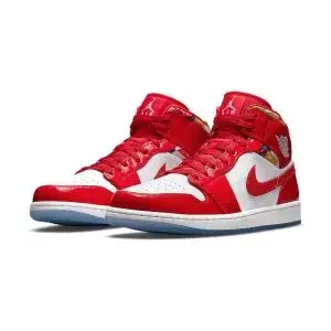 Air Jordan 1 Mid “Red Patent” 36E66