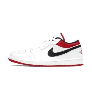 AIR JORDAN 1 LOW "White University Red Black" 46A338