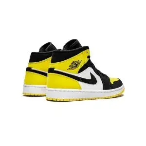 Air Jordan 1 Mid Yellow Toe Black 9029421
