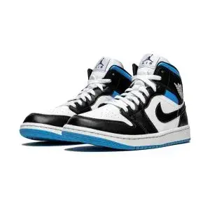 Jordan 1 Mid ‘University Black White’ (W) B4410