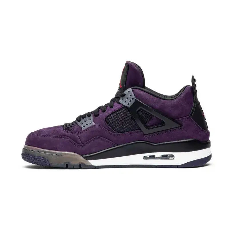 AIR JORDAN 4 X TRAVIS SCOTT PURPLE SUEDE 
