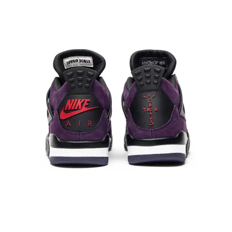 AIR JORDAN 4 X TRAVIS SCOTT PURPLE SUEDE 
