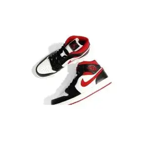 Jordan 1 Mid Gym Red Black White