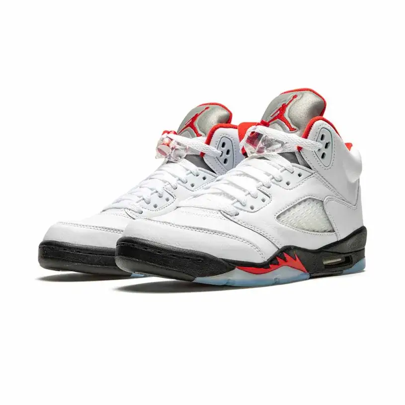Youth Air Jordan 5 Retro GS “Fire Red Silver Tongue” 