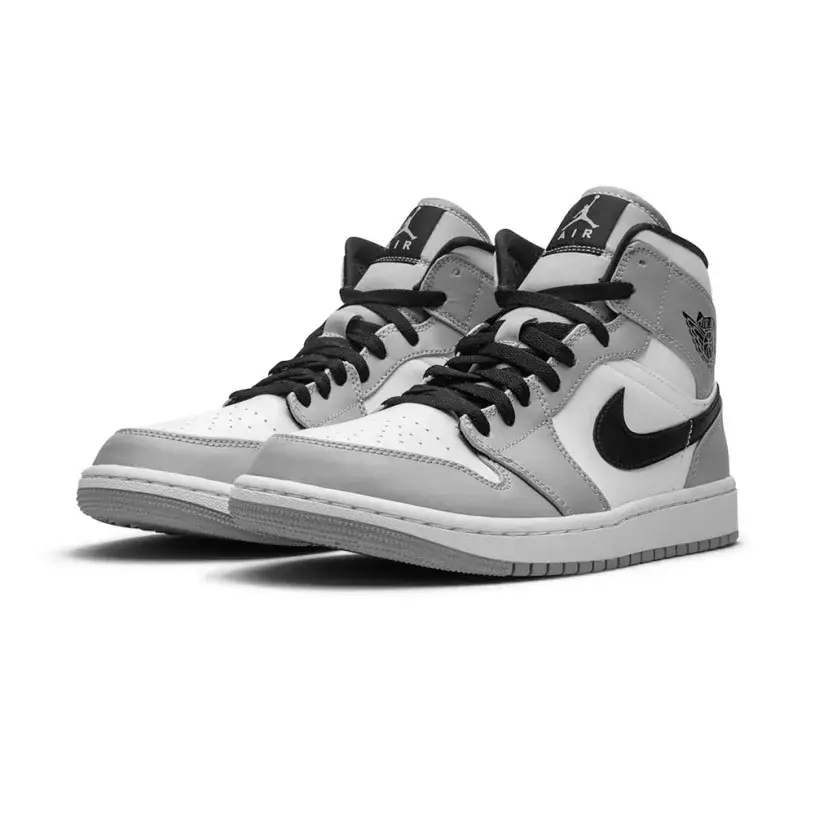 Air Jordan 1 Mid “Light Smoke Grey” 