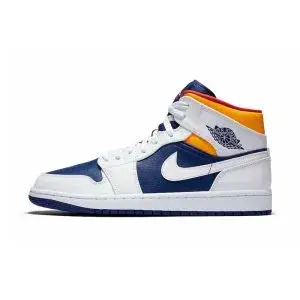 Jordan Air Jordan 1 Mid ‘White Deep Royal Blue’ 92F501