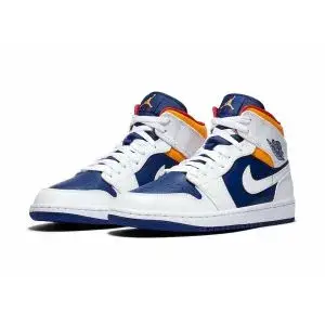 Jordan Air Jordan 1 Mid ‘White Deep Royal Blue’ 92F501