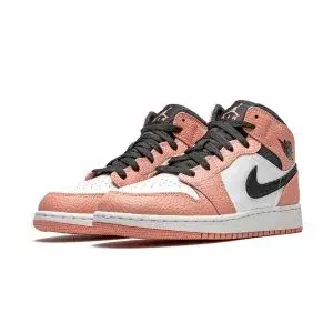Jordan Air Jordan 1 Mid GS ‘Pink Quartz’ 38F87214