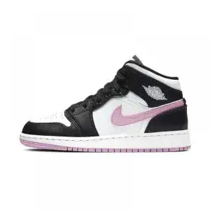 AIR JORDAN 1 MID GS ‘WHITE LIGHT ARCTIC PINK’ DD4CB77