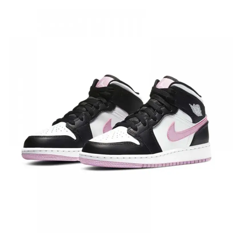 AIR JORDAN 1 MID GS ‘WHITE LIGHT ARCTIC PINK’ 