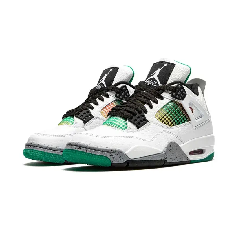 Jordan Air Jordan 4 Retro WMNS “Rasta – Lucid Green” 