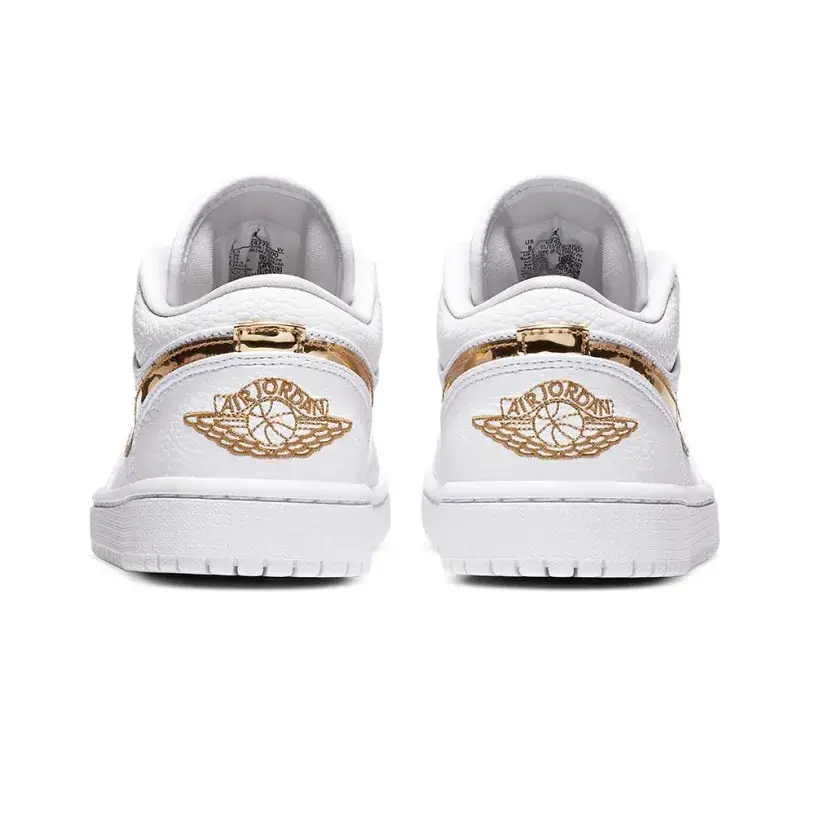 Air Jordan 1 Retro Low WMNS ‘White Metallic Gold’ 