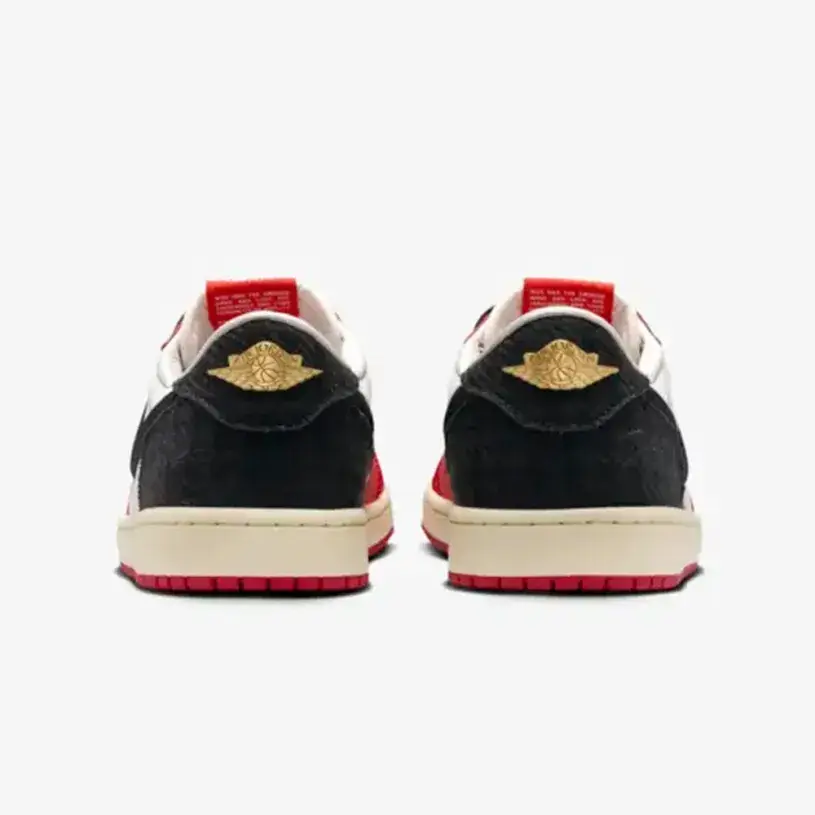 Air Jordan 1 Low OG x Trophy Room Sail and Varsity Red 