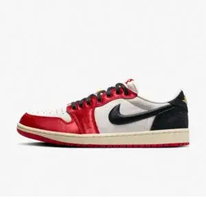 Air Jordan 1 Low OG x Trophy Room Sail and Varsity Red 1B2237