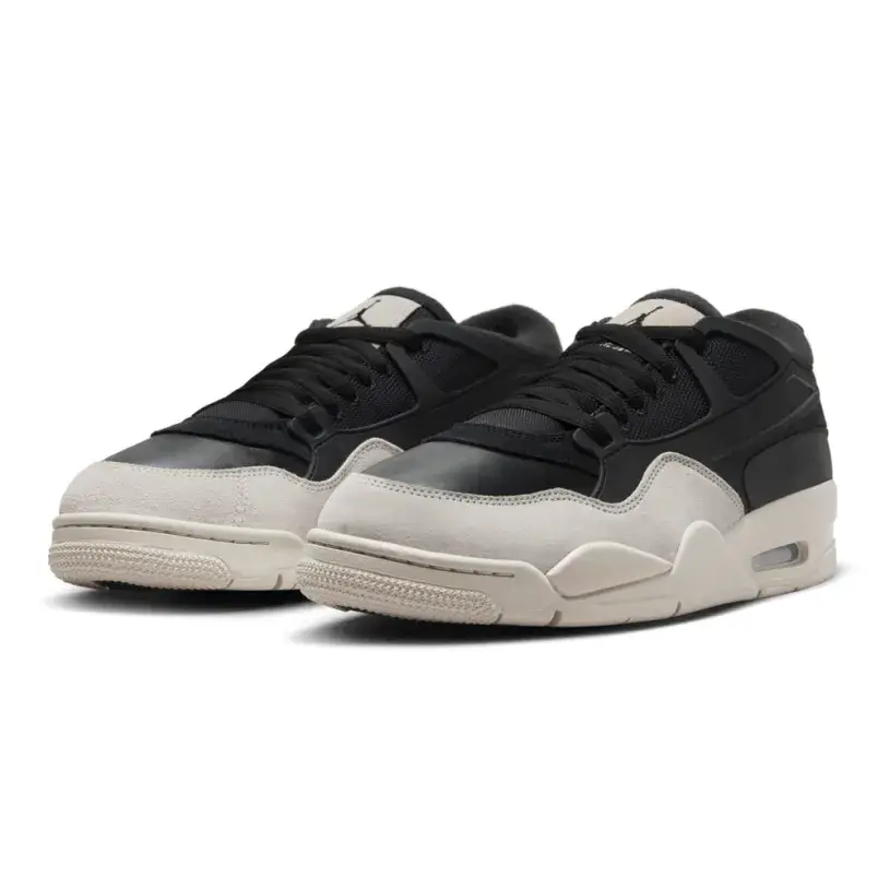 Air Jordan 4 x Nigel Sylvester RM ‘Black Light Bone’ FQ7939-001 