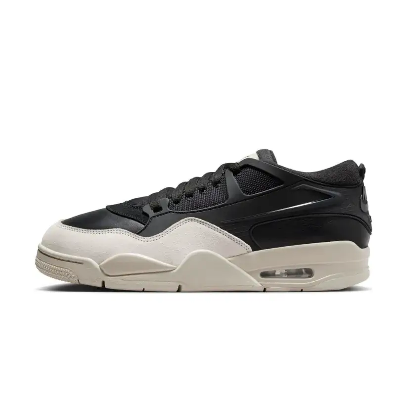 Air Jordan 4 x Nigel Sylvester RM ‘Black Light Bone’ FQ7939-001 